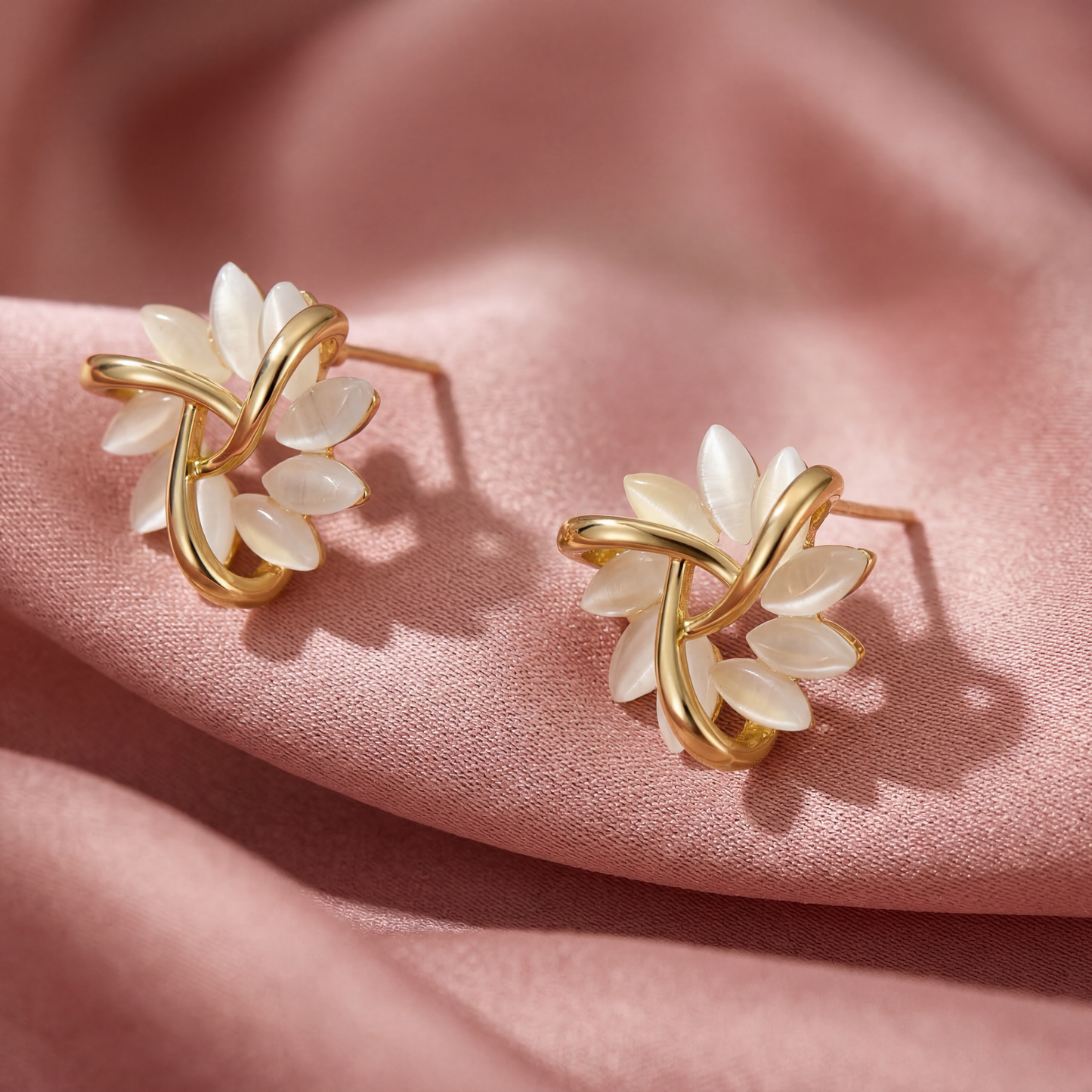 Toscana | Opal Petal Stud Earrings