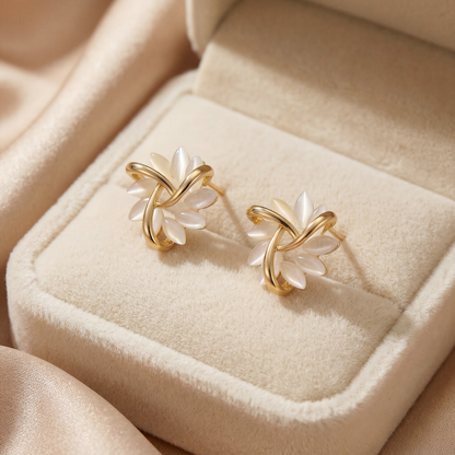 Toscana | Opal Petal Stud Earrings