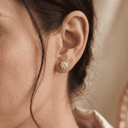 Teardelle | Stone Stud Earrings
