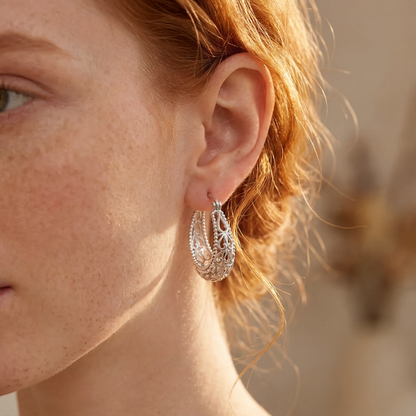 Lattice | Basket Earrings