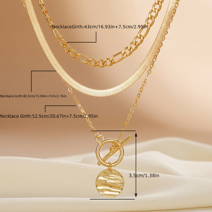 Medallion | Coin Layered Necklace