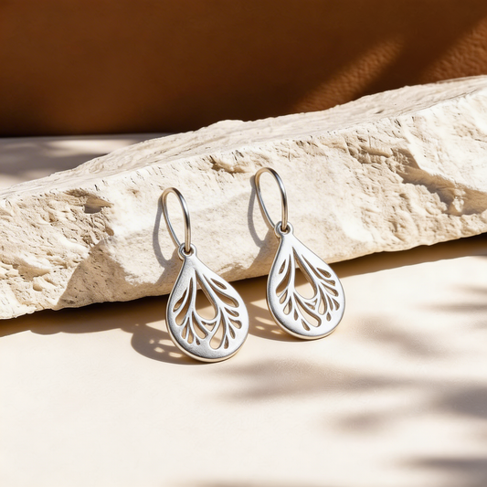 Ethereal | Hollow Drop Earrings