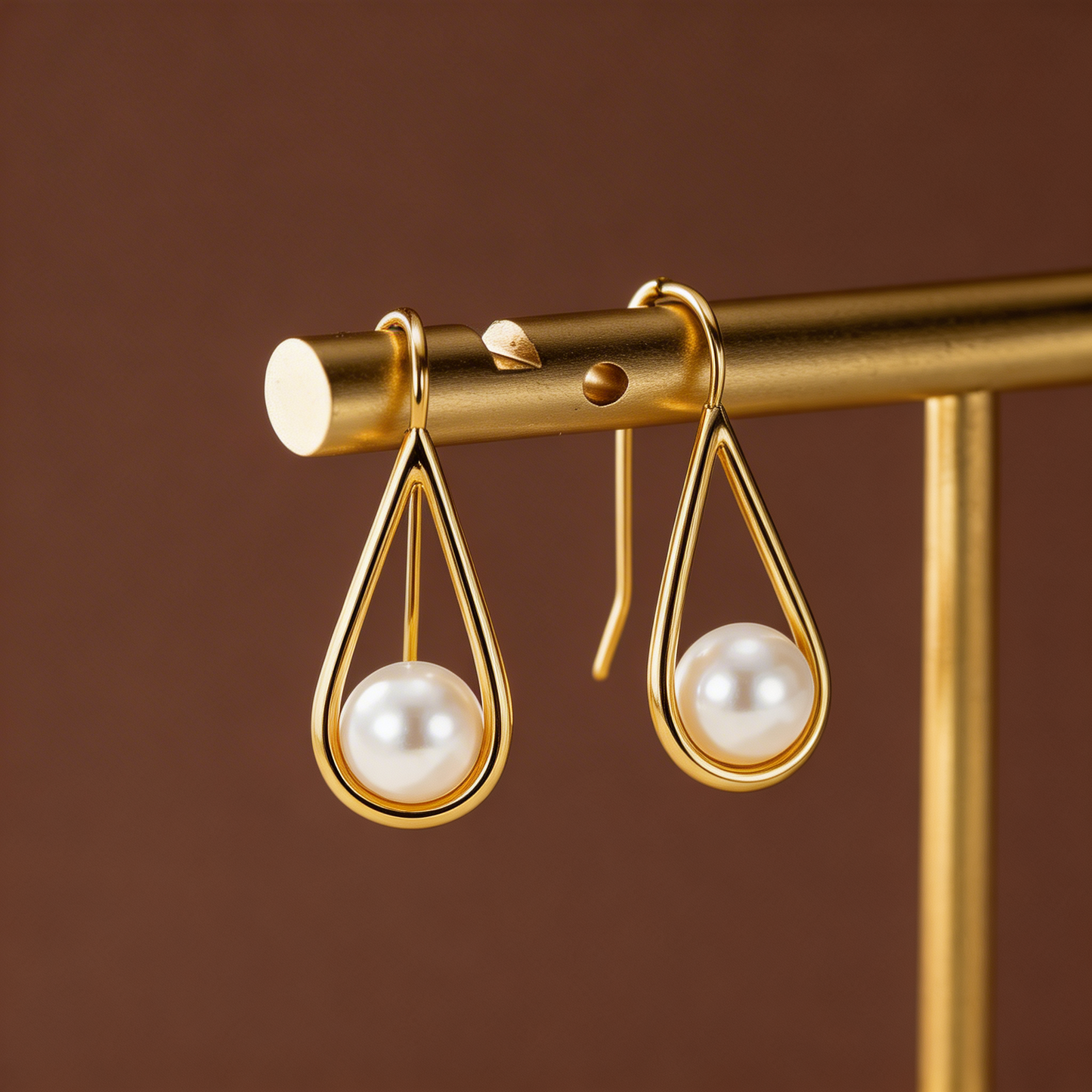 Gracella | Pearl Dangling Earrings